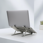 حامل الكمبيوتر المحمول قابل للتعديل وقابل للطي